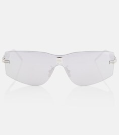 Солнцезащитные очки в прямоугольной оправе 4Gem Givenchy, металлик