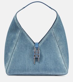 Джинсовая сумка через плечо G-Hobo среднего размера Givenchy, синий