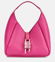 Кожаная сумка через плечо G-Hobo Mini Givenchy, розовый