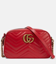 Маленькая сумка через плечо GG Marmont Gucci, красный