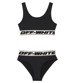 Бикини с логотипом Off-White, черный