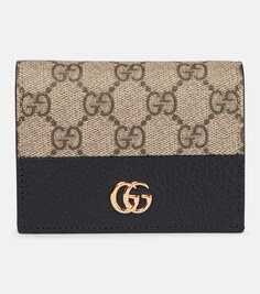 Кошелек Marmont GG Supreme Gucci, черный