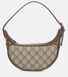 Мини-сумка на плечо Ophidia GG Gucci, бежевый