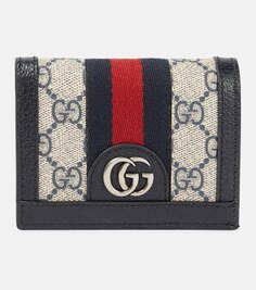 Кожаный кошелек Ophidia GG Gucci, разноцветный