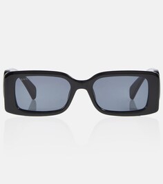 Солнцезащитные очки прямоугольной формы Gucci, серый