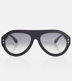 Солнцезащитные очки-авиаторы Isabel Marant, черный