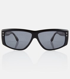 Солнцезащитные очки прямоугольной формы Isabel Marant, черный