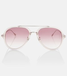 Солнцезащитные очки-авиаторы в стиле ромашки Isabel Marant, розовый