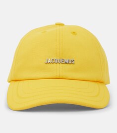 Бейсболка La Casquette Rond из твила Jacquemus, желтый