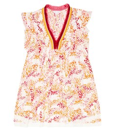 Платье Sasha с цветочным принтом Poupette St Barth, разноцветный