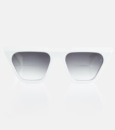 Солнцезащитные очки Eva в оправе «кошачий глаз» из коллаборации с Evangelie Smyrniotaki Jacques Marie Mage, белый