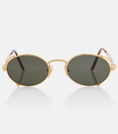 Солнцезащитные очки в круглой оправе 55-3175 Jean Paul Gaultier, золотой