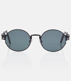 Солнцезащитные очки в круглой оправе из коллаборации с Karim Benzema 56-6106 Jean Paul Gaultier, черный