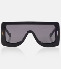 Солнцезащитные очки Anagram с плоскими бровями Loewe, черный