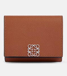 Кожаный кошелек Anagram Loewe, коричневый