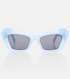 Солнцезащитные очки Anagram в оправе «кошачий глаз» Loewe, синий