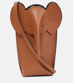 Кожаная сумка через плечо Elephant Pocket Loewe, коричневый