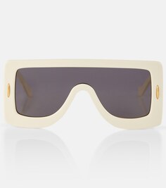 Солнцезащитные очки Anagram с плоским верхом Loewe, белый
