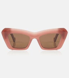 Солнцезащитные очки Anagram в оправе «кошачий глаз» Loewe, розовый
