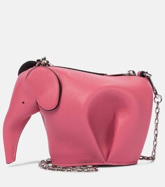 Клатч из нано-кожи слона Loewe, розовый