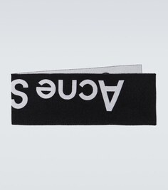 Шарф Toronty с логотипом Acne Studios, черный