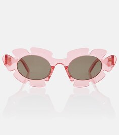 Солнцезащитные очки Paula&apos;s Ibiza в оправе «кошачий глаз» Loewe, розовый