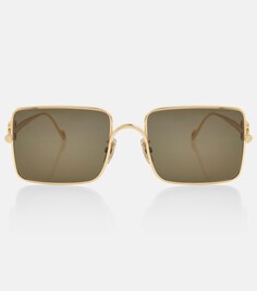 Солнцезащитные очки прямоугольной формы Loewe, золотой
