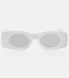 Солнцезащитные очки Paula&apos;s Ibiza прямоугольной формы Loewe, белый