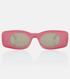 Солнцезащитные очки Paula&apos;s Ibiza прямоугольной формы Loewe, разноцветный