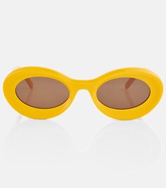Солнцезащитные очки Paula&apos;s Ibiza Loop в круглой оправе Loewe, разноцветный