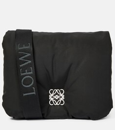Маленькая сумка через плечо Goya Puffer Loewe, черный