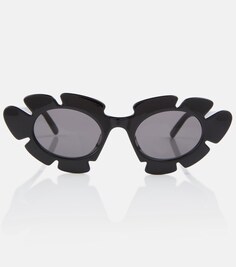 Солнцезащитные очки Paula&apos;s Ibiza в оправе «кошачий глаз» Loewe, черный