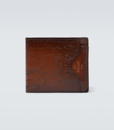 Кожаный кошелек Makore 2-в-1 Scritto Berluti, коричневый