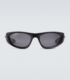 Солнцезащитные очки из ацетата Bottega Veneta, черный