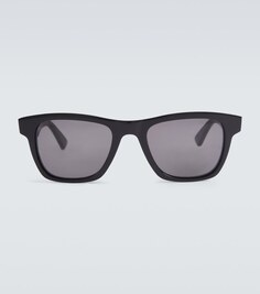 Солнцезащитные очки в оправе из ацетата Bottega Veneta, черный