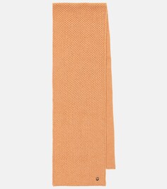 Кашемировый шарф Rougemont Loro Piana, оранжевый