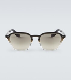 Солнцезащитные очки Griffo из коллаборации с Oliver Peoples Brunello Cucinelli, коричневый