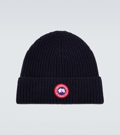 Шапка-бини Arctic Disc Toque из шерсти Canada Goose, синий