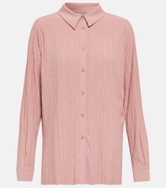 Рубашка Leisure Paio из плиссированного джерси MAX MARA, розовый