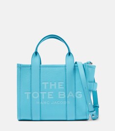 Маленькая сумка-тоут из кожи Marc Jacobs, синий