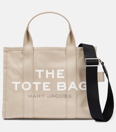 Холщовая сумка-тоут среднего размера Marc Jacobs, бежевый