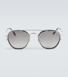 Солнцезащитные очки в круглой оправе из коллаборации с Oliver Peoples Lilleto Brunello Cucinelli, черный