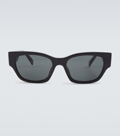 Солнцезащитные очки прямоугольной формы Celine, черный