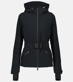 Лыжная куртка Surier из тафты с поясом MONCLER GRENOBLE, черный