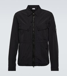 Нейлоновая куртка Flatt с капюшоном C.P. Company, черный