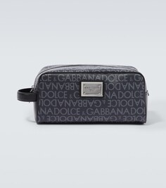 Кожаная сумка для белья Dolce&amp;Gabbana, черный