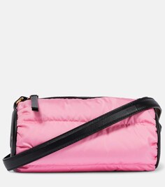 Маленькая пуховая сумка через плечо Keoni Moncler, розовый