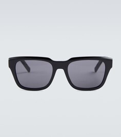 Солнцезащитные очки DiorB23 S1I в квадратной оправе Dior Eyewear, черный