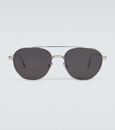 Солнцезащитные очки-авиаторы NeoDior RU Dior Eyewear, серебряный
