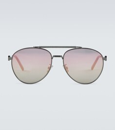Солнцезащитные очки-авиаторы CD Link R1U Dior Eyewear, серебряный